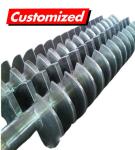 Customized High Speed Insulated Thermal Screw Conveyors Chemical Medical