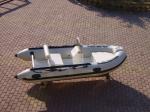 Blue Small Rib Boat 3.5m PVC Chemical Resistance With Sporty Wide Body Frame