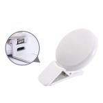 Mini Portable Selfie Beauty Fill Light Phone Clip USB Recharge Three Brightness