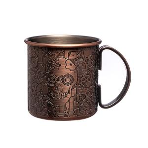 China Etching Stainless Steel Copper Mug Unbreakable Travel Cup For Bar Party factory