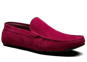 China Summer Hollow Outs Mens Suede Casual Loafers , Gommino Leather Loafers factory