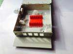 Indoor 4 Port FTTH Fiber Termination Box, 4 Cores ST Fiber Optic Splice Box Cold