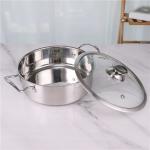 Non Stick 201 Stainless Steel 3pcs Hot Pot Stock Soup Pot