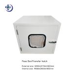 Powder Coated Steel Cleanroom Pass Box Transfer Hatch In Size W650xD650xH660mm