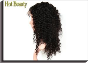 China Ture To Length Hair Full Lace Wig Kinky Curl Middle &amp; Free Part Customize factory