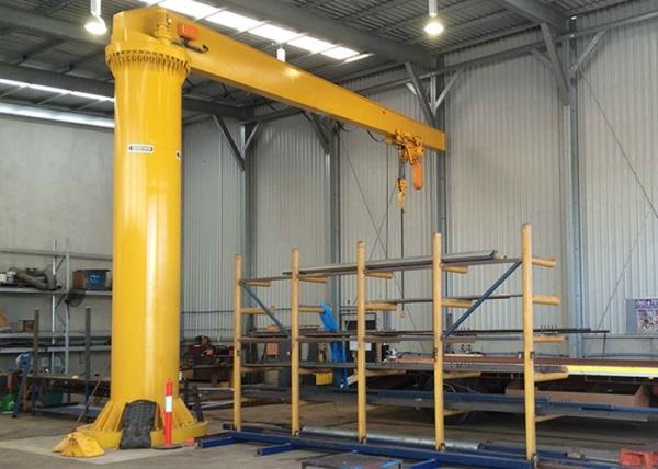 Floor Pedestal Slewing Pillar Cantilever Jib Crane Movable Column Mounted 1t