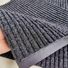China Heavy Duty Indoor Entrance Mat Buffed Rubber Wipers Commercial factory