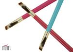 Synthetic Hair Angled Eye Brow Brush / Eyeshadow Makeup Brushes