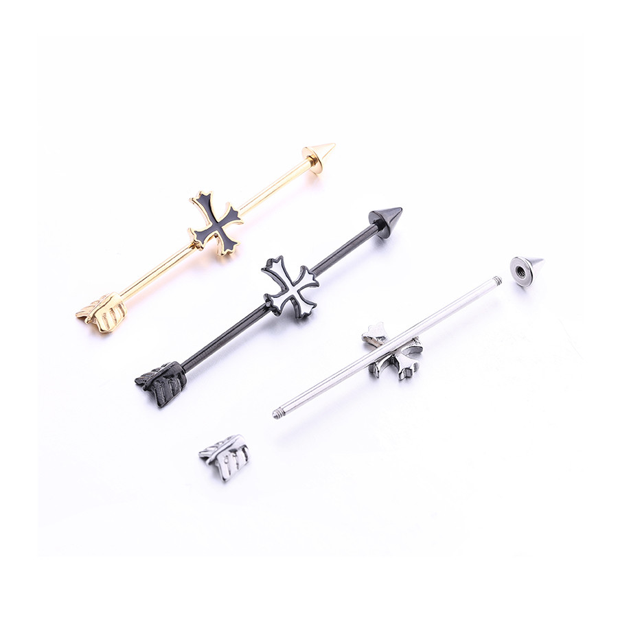 Stainless Steel Industrial Barbell Piercing Jewelry With Factory Price