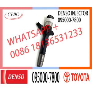 common rail injector 23670-30310 095000-7800 injector for TOYOTA 2KD-FTV, D-4D,