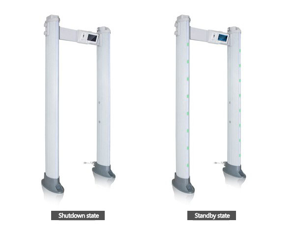 Easy Operation Door Frame Metal Detector 6 / 12 / 18 Zones 2200 x 480 x 930mm