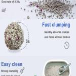 OEM Bentonite Cat Litter Sand Dust Free 0.8mm-3.8mm Bentonite Litter Sand