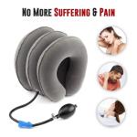 Hot selling neck traction free size soft cervical collar inflatable