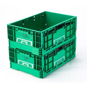 Eco-Friendly Large Size Collapsible Vegetable Crate with Customized Logo PP