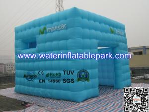 China Sky Blue 5x5m Inflatable Tent For Advertising , 4 Season Outdoor Tent factory