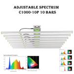 2500μMol 10 Bars EPAR 760nm Plant LED Grow Lights 1000W SMD3030