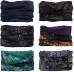 Funny Printed Tubes Folded Face Cover Neck Multifunctional Bandanas