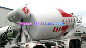 China LHD &amp; RHD 6x4 Tri-Ring 375HP 8--12CBM concrete cement mixer truck for Tanzania factory