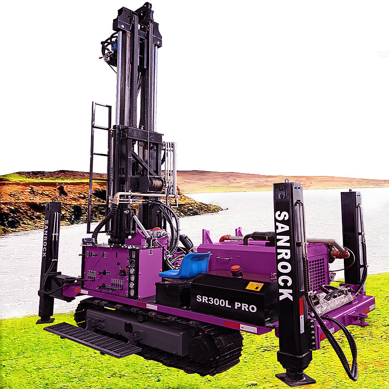 Full Hydraulic Water Drilling Rig 95KW Diesel Engine Mobile Water Well Drilling Machine