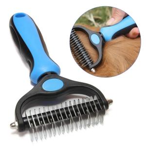 China Pet Grooming Stainless Steel Brush 17 9cm Double Side Comb Dogs Sustainable Household factory