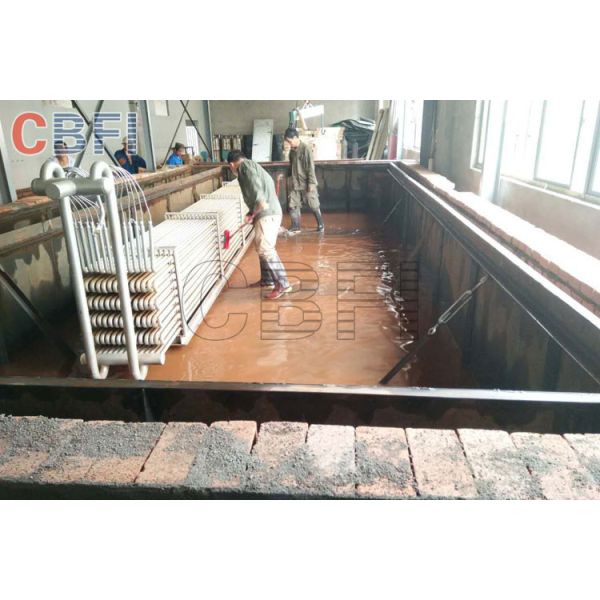 10000 KG Daily Capacity Ice Block Machine PLC Control Ice Block Making Machine