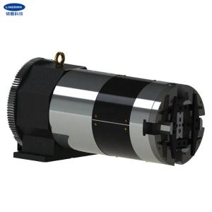 China Rod Type 4 Jaws Double Acting Feeding Chuck With Full Through Hole factory