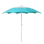 7ft 10 Ribs Windproof Beach Outdoor Patio Umbrella Steel Pole