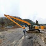 High Strength LG700 Excavator Telescopic Arm for Narrow Deep Digging Constructio