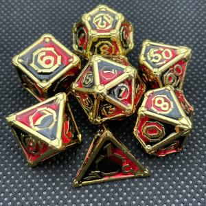 China Desktop Game Metal Multi Face RPG Dice Set Dnd Coc Multiple Colour factory