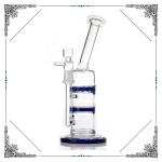 Color Turbine Perc Glass Bongs Honeycomb Percolator Glass Hookah Bongs For