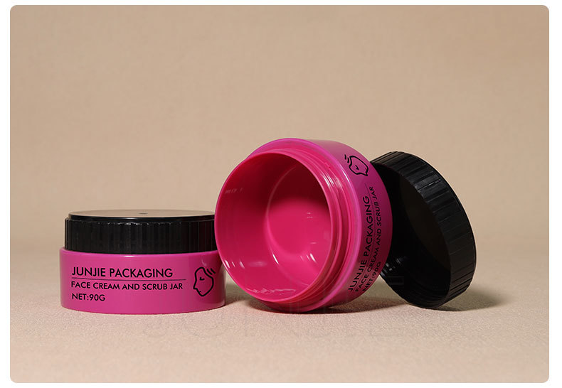 Matte Purple PP Plastic Hair Body Cream Jars 150ml 250ml 350ml 500ml Wide Mouth with Cream Pot for Skin Care