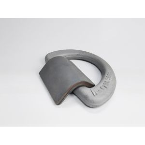 500KN M.B.L GL CCS Approved 50T Forged Container Lashing D Ring with Clamp