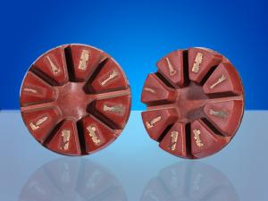China Resin Bond Stone Floor Polishing Pads Floor Polisher Accessories 12 Mm Segment Height factory