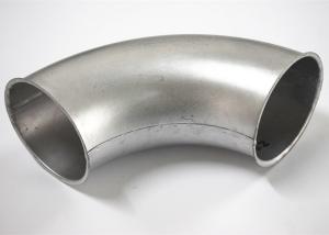 China 100-90 Galvanized Metal Hot Pressed Pipe Bend In Ventilation System Cricle Shape Head factory