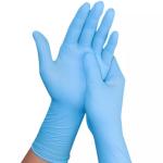 Breathable Blue Black Disposable Medical Gloves 100% Nitrile Hand Gloves Size S