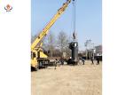 Powerful bottom feed vibroflot used for stone column construction in offshore