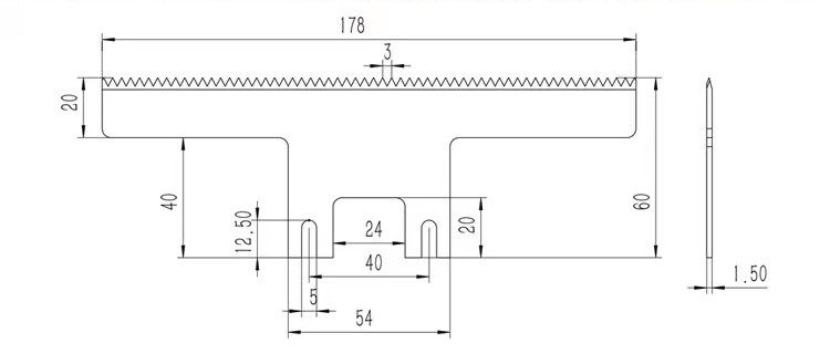 Tungsten Steel Food Packaging Cutting Blade Industrial For Slitting Machines