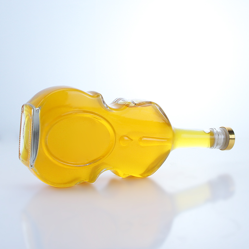 Decal Surface Handling Glass Bottle for Wine and Beverages 350ml 500ml 750ml Capacity