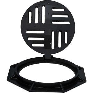 Elite 432 X 517mm Triangle Grating Frame , 20 Tons SMC FRP Manhole Grating Cover