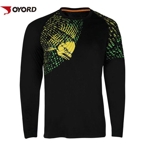 Fashionable Long Sleeve Fishing Jersey 4 Ways Stretch Fit Skin Friendly Extra