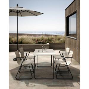 China Relax in Style with AJUNION Steel Outdoor Dining Set Patio Chair Garden Armchair factory