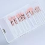 Exceptional Cosmetic Makeup Brush Set Rose Gold High Gloss Durable Quality