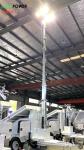mobile solar lighting tower-4x435W solar panel powered-8x200AH batteries-9m