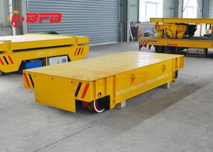 China Unlimited Distance Steel Rail Transfer Cart , Research Battery Powered Heavy Duty Cart factory