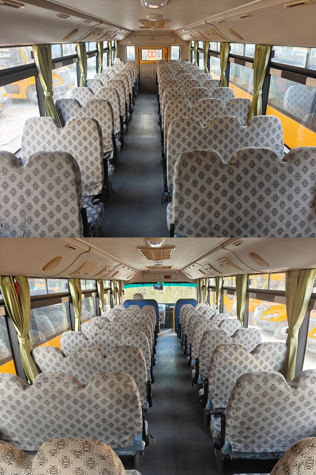 56 Seater Used Yellow School Bus with Wheelchair Lift and Diesel Fuel Great