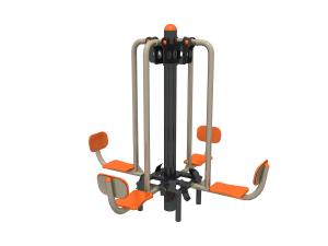 China Chinses Adult Outdoor Fitness Equipment Seated Padal Machine for Amusenment Park Gym Exercise factory