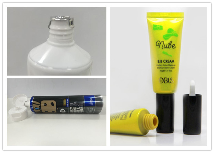 White Plastic Tube Head In PE Food Grade For Food Laminated Tube Personalized Design