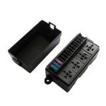 Multi Functional Free Combination 12V Fuse Box For 4pcs Relay And 12pcs ATO ATC