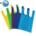Free Stock Samples PP Non Woven T-Shirt Tote Eco Friendly Degradable Promotional
