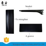Factory Custom Size Color logo layer light duty shelves for supermarket yellow